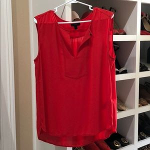J Crew Red Blouse